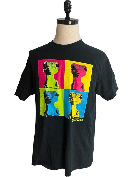 GEICO Gecko Pop Art T-Shirt Black